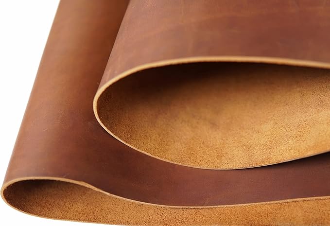 Red Brown Leather Hide 2.0mm Thick Full Grain Cowhide Tooling Leather Straps Arts Crafts Tooling Sewing Hobby Workshop Crafting Hobby Horse Leather