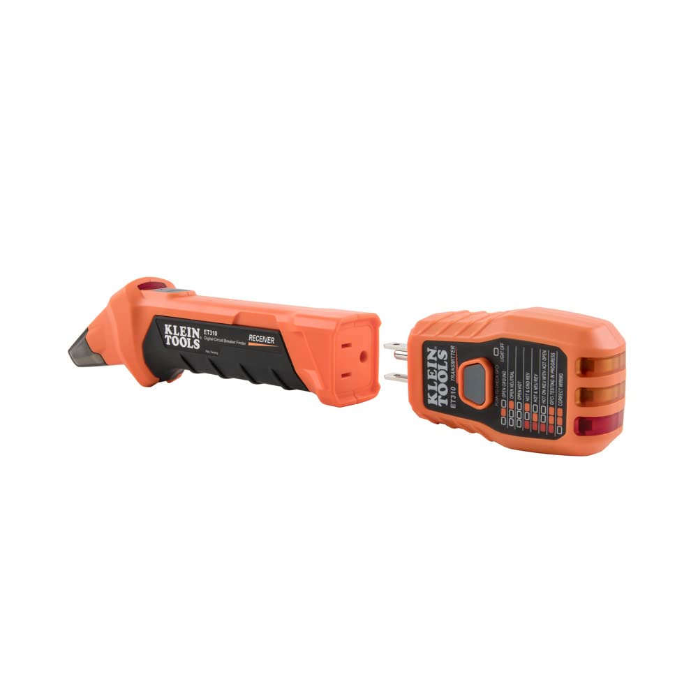 Klein Tools ET310 AC Circuit Breaker Finder, Electric and Voltage Tester with Integrated GFCI Outlet Tester