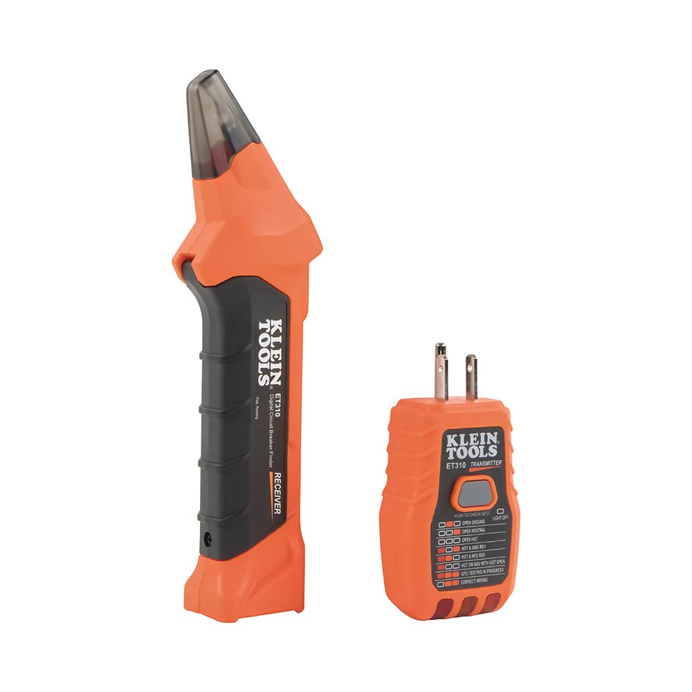 Klein Tools ET310 AC Circuit Breaker Finder, Electric and Voltage Tester with Integrated GFCI Outlet Tester