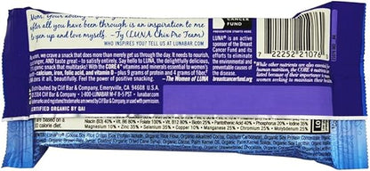 LUNA BAR - Gluten Free Snack Bars - Chocolate Cupcake -8g