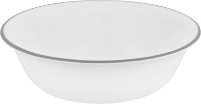 Corelle 1127003 Mystic Gray Chip & Break Resistant 12pc Dinner Set, 