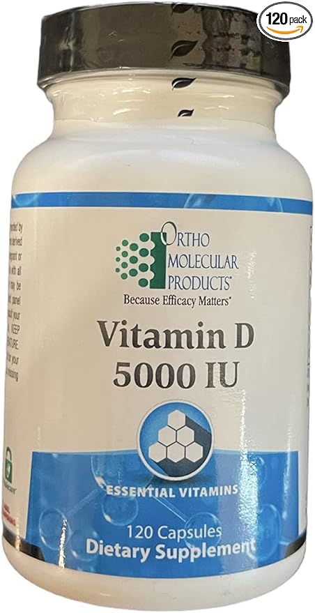 Vitamin D - 5000 IU - 120 Capsules