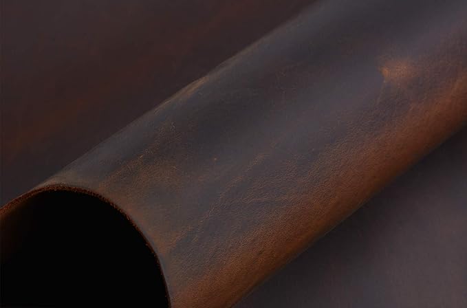 Red Brown Leather Hide 2.0mm Thick Full Grain Cowhide Tooling Leather Straps Arts Crafts Tooling Sewing Hobby Workshop Crafting Hobby Horse Leather