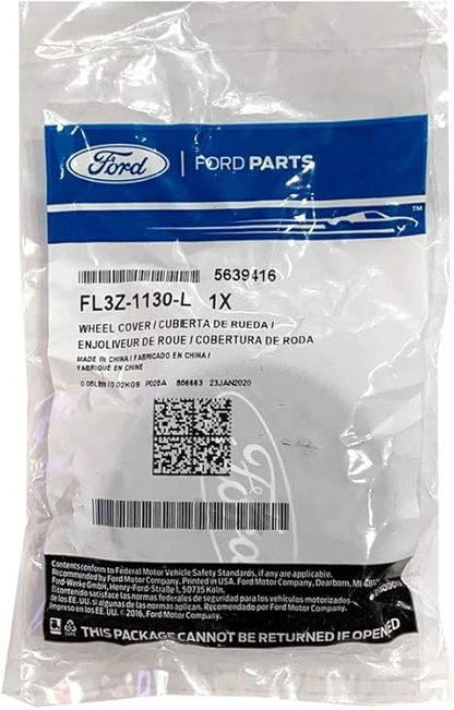 Ford Truck/SUV Black and Chrome Wheel Center Cap Kit for F-150 (4 Center Caps)
