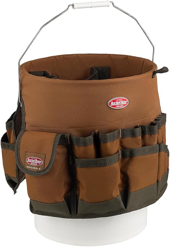 Bucket Boss The Bucketeer Bucket Tool Organizer in Brown, 10030