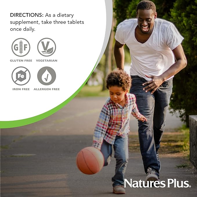 Natures Plus Source of Life No Iron Tablets - 90 Vegetarian Tablets