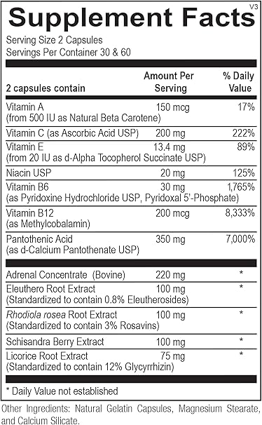 Ortho Molecular Adren-All 60ct