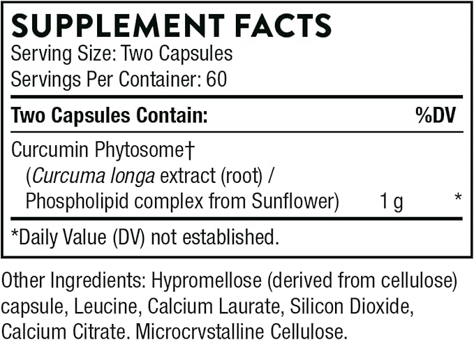 THORNE Curcumin Phytosome 1000 mg