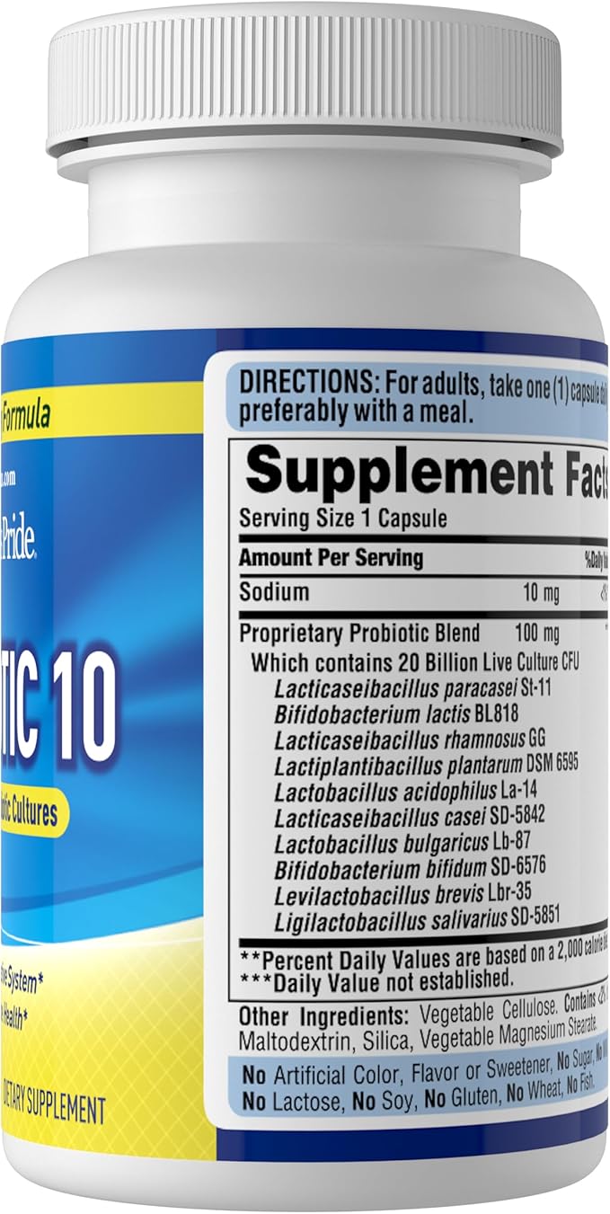 Probiotic 10 with Vitamin D