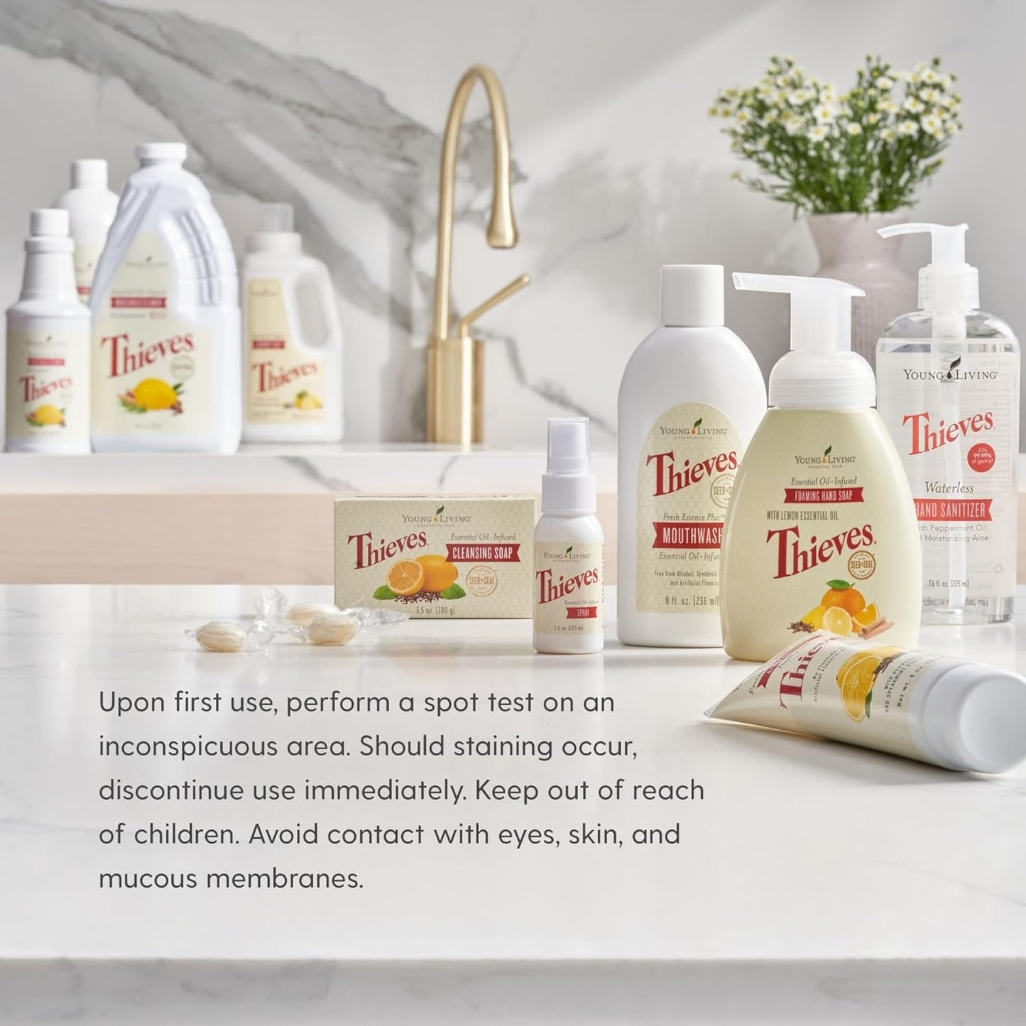 Thieves Household Cleaner | 14.4 oz | Plant-Based Multi-Surface Solution Infused with Essential Oils | Dilute for Floors, Carpets, Glass, Counters, Appliances, and General Home Cleaning