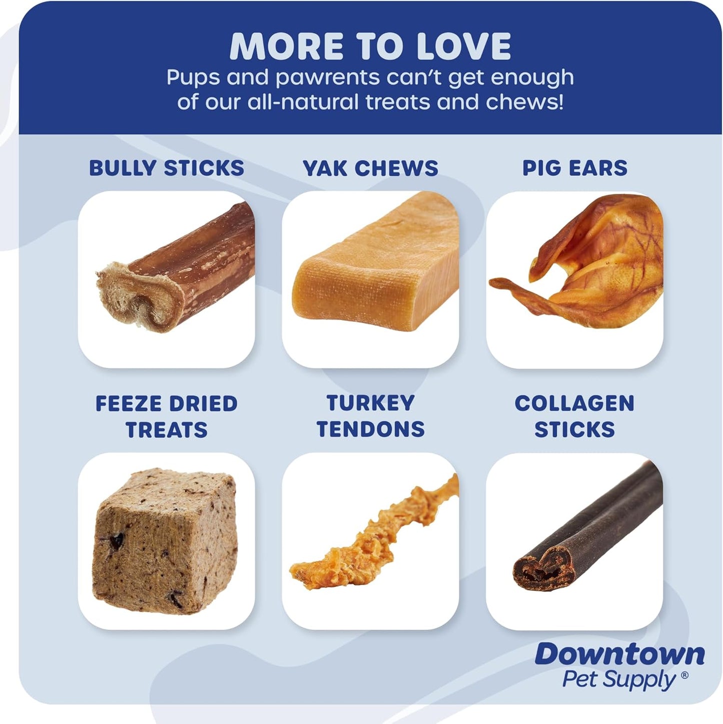 Downtown Pet Supply USA-Made Bully Sticks for Dogs (6", 30-Pack Regular) Rawhide Free Dog Chews Long Lasting Non-Splintering Pizzle Sticks - Low Odor Bully Sticks for Large Dogs