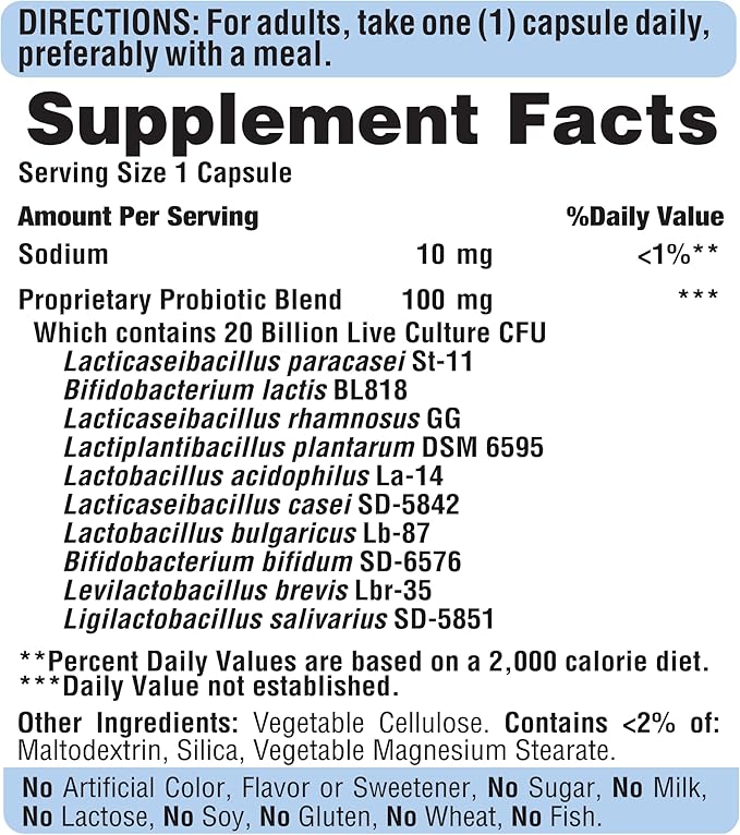 Probiotic 10 with Vitamin D