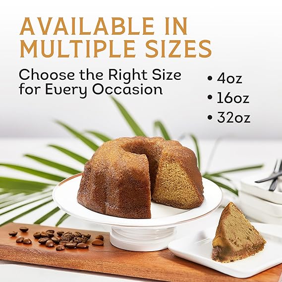 TORTUGA Provenance Rum Cake Variety Pack – 4 oz. - 6 Pack - The Perfect Premium Gourmet Gift for Stocking Stuffers, Gift Baskets, and Christmas Gifts - Great Mini Cakes for Delivery