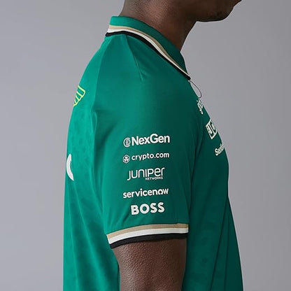 Aston Martin F1 Men's 2024 Team Polo - Green - Size: X-Large