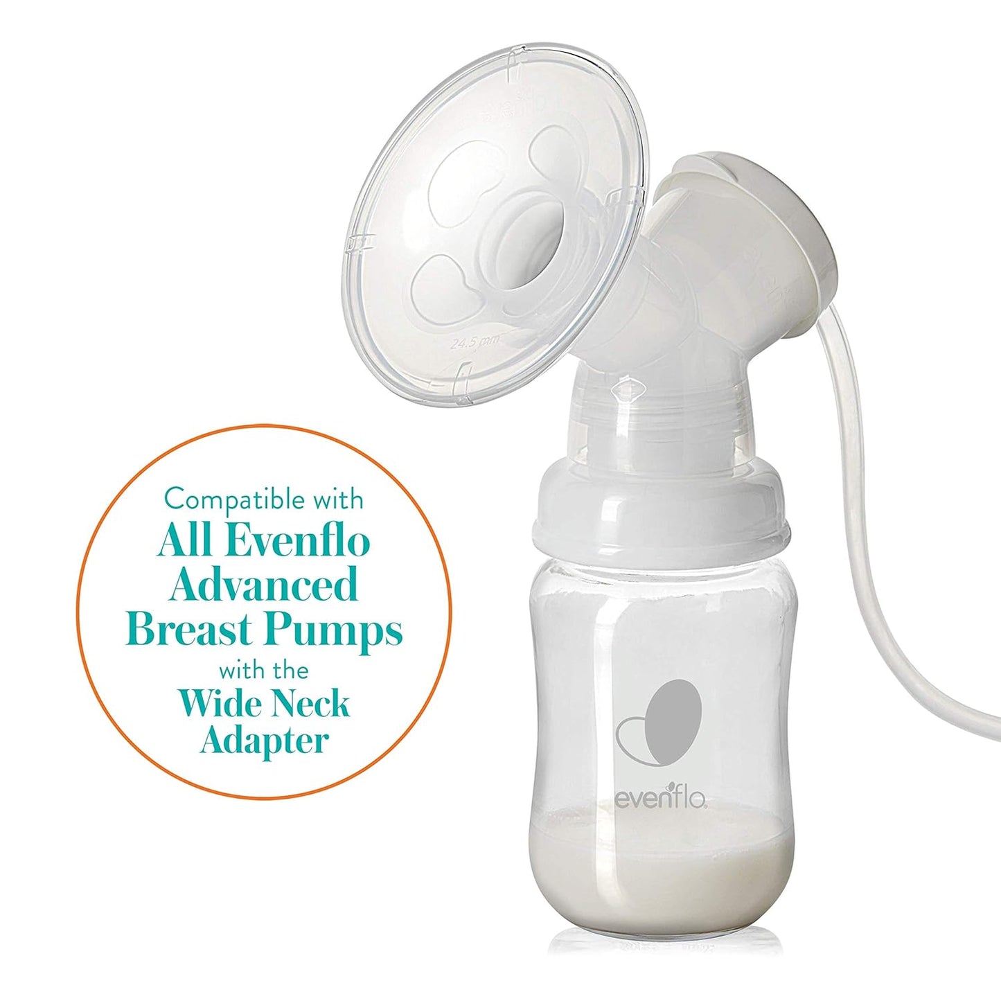 Evenflo Feeding Balance + Wide Neck Glass Bottles - 6oz 3 Pack