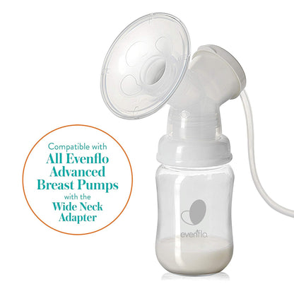Evenflo Feeding Balance + Wide Neck Glass Bottles - 6oz 3 Pack