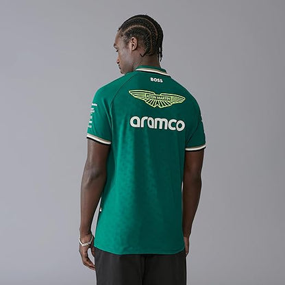 Aston Martin F1 Men's 2024 Team Polo - Green - Size: X-Large