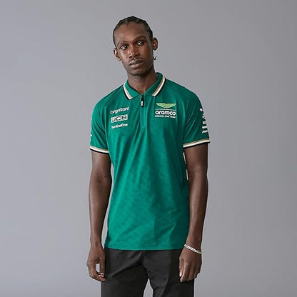 Aston Martin F1 Men's 2024 Team Polo - Green - Size: X-Large