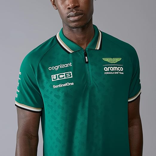 Aston Martin F1 Men's 2024 Team Polo - Green - Size: X-Large