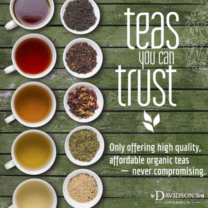 Davidson's Organics, Decaffeinated English Breakfast, Loose Leaf Tea, 16-Ounce Bag